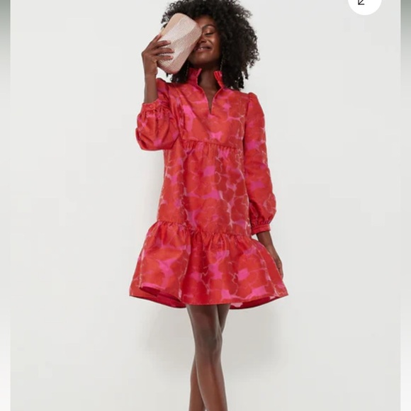 Tuckernuck Red Fil Coupe Palmerston Dress - Picture 2 of 9